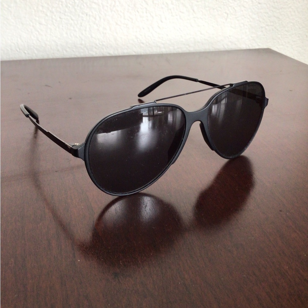Carrera 118/S Black Matte Aviator Sunglasses